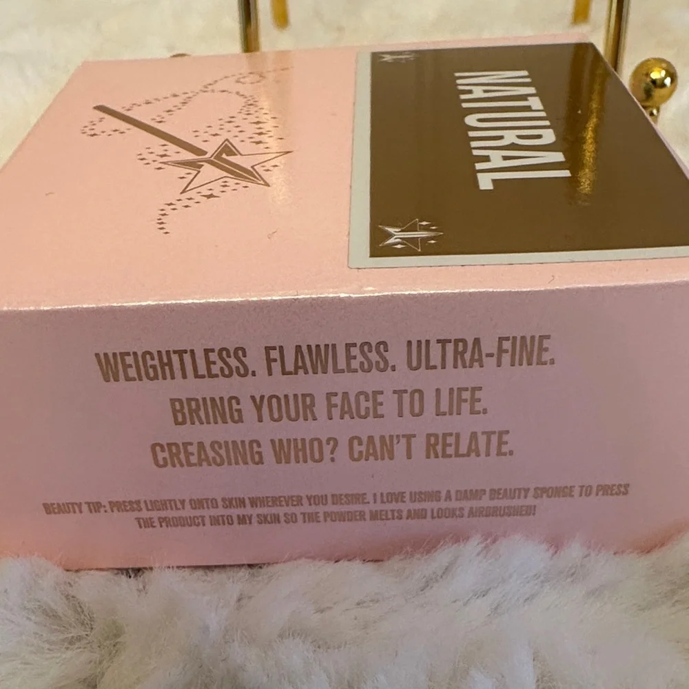 Jeffree Star Natural Setting Powder Compact - Pink & Brown
